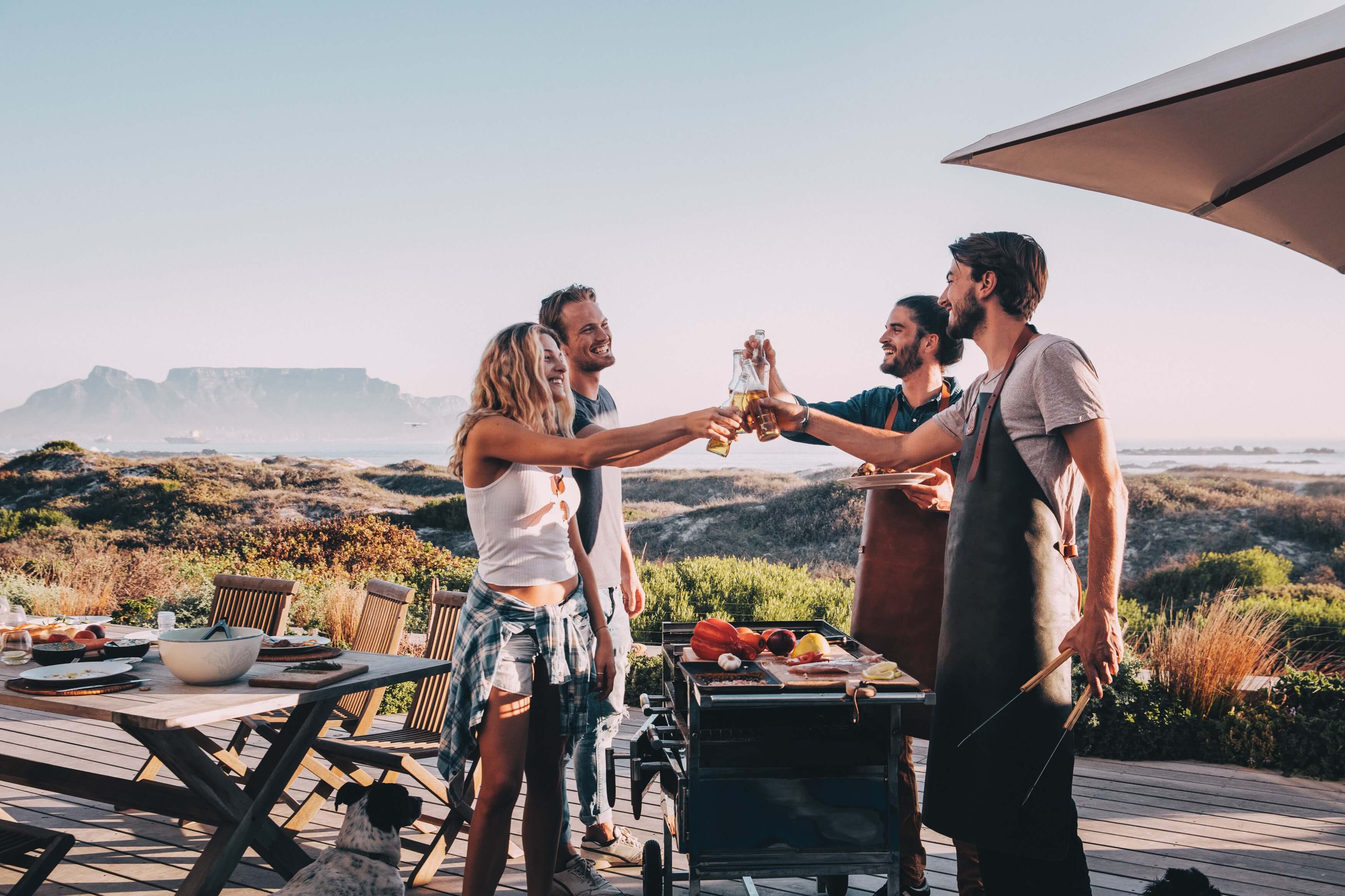 WITLOFT - Handcrafted Classic Leather Apron Dark Brown-Accessories-DECOROLALA