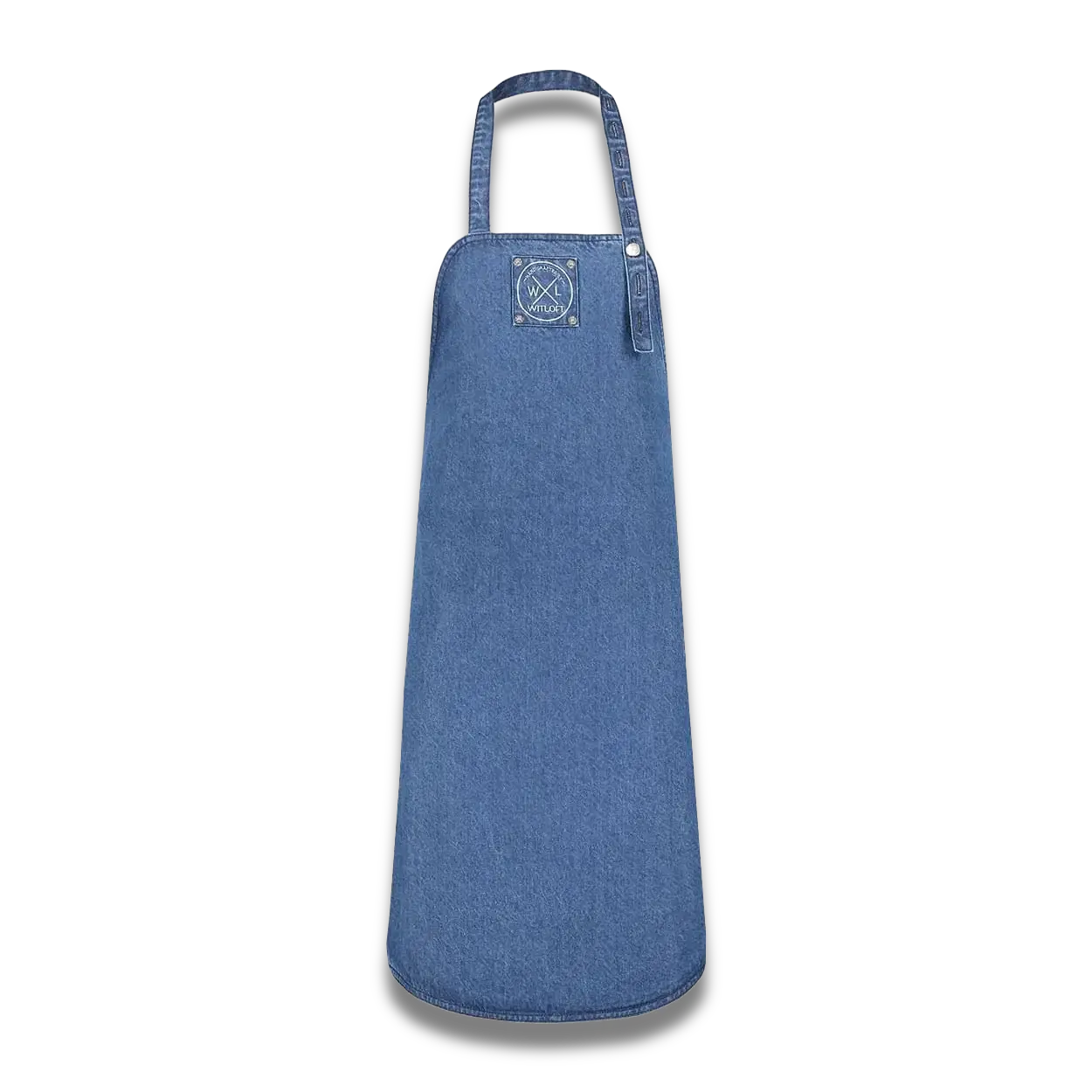 WITLOFT - Apron Denim Medium Long - Mid Blue-0