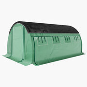 Walk-in Tunnel Greenhouse with Sunshade Net - 10' x 13' Green-DECOROLALA