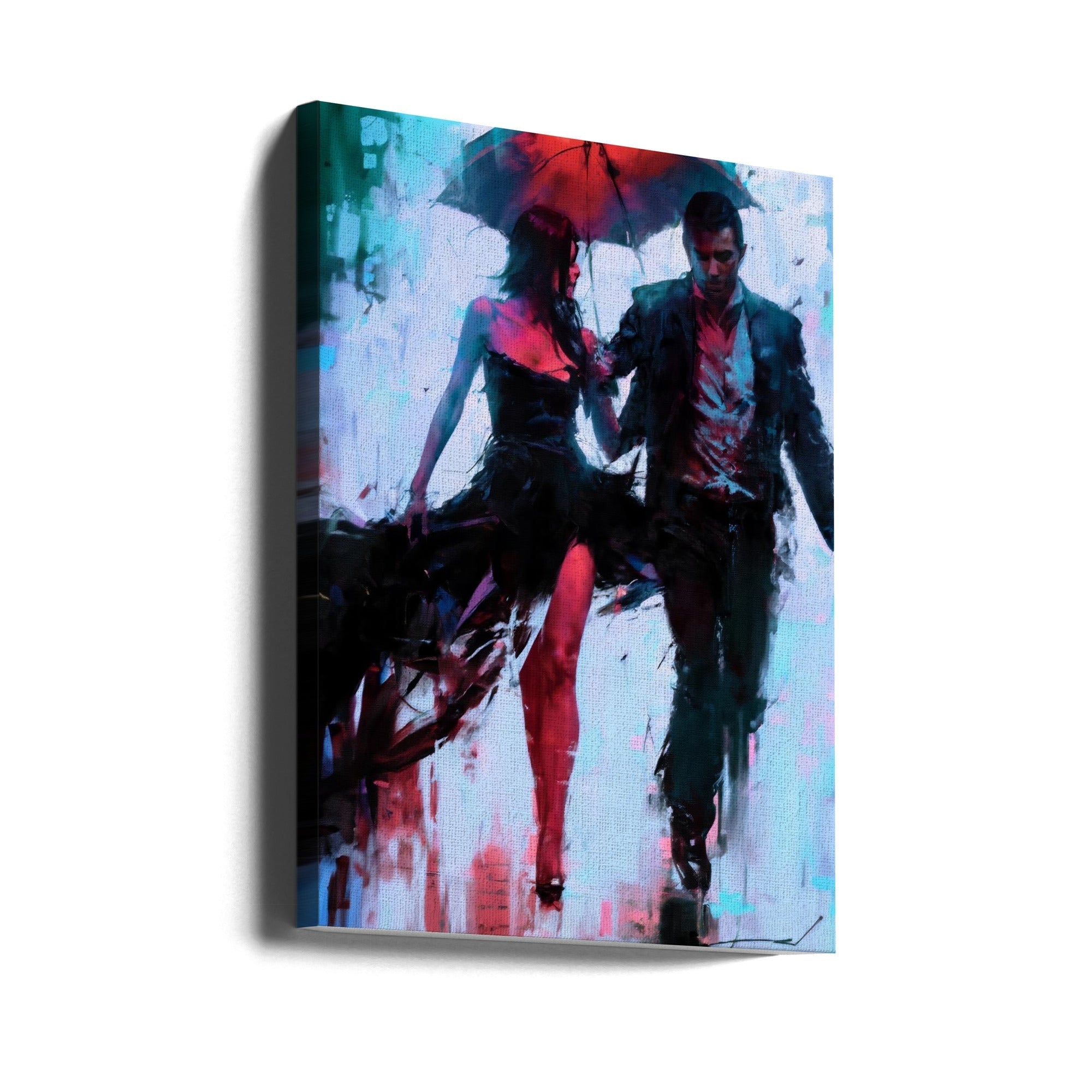Walking In the Rain by Andreas Magnusson-canvas-DECOROLALA