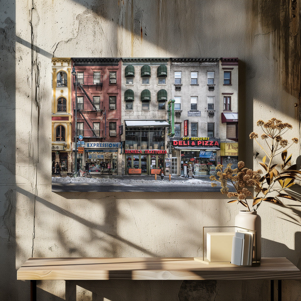 Wall Art A Cold Day in NY by Peter Pfeiffer-canvas-DECOROLALA