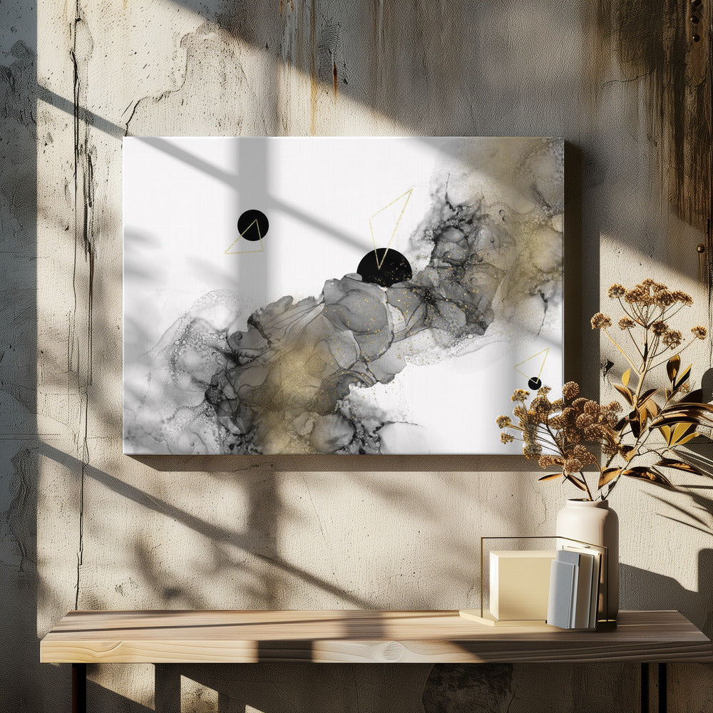 Wall Art ALCOHOL INK Galaxy Abstract by Melanie Viola-canvas-DECOROLALA