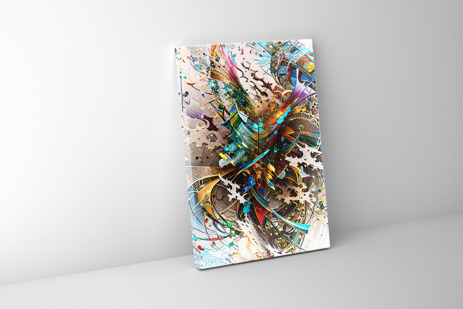 Wall Art Abstract Canvas Print 48x36-Wall Art-DECOROLALA