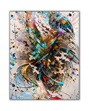 Wall Art Abstract Canvas Print 48x36-Wall Art-DECOROLALA