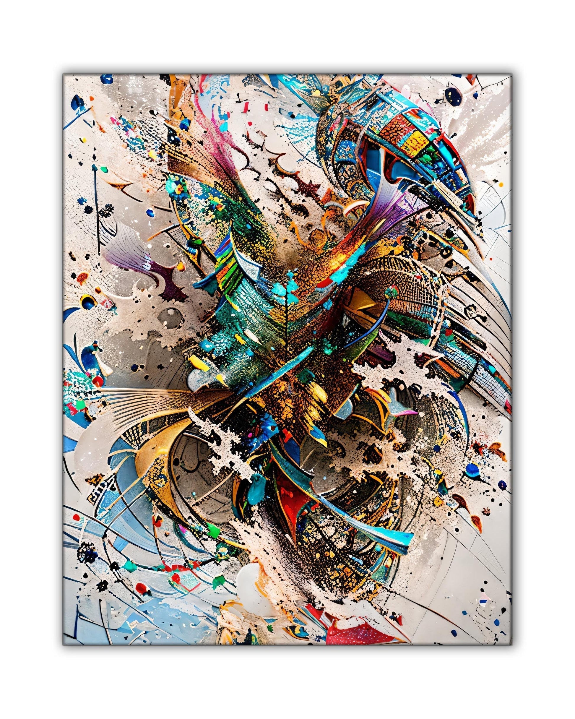Wall Art Abstract Canvas Print 48x36-Wall Art-DECOROLALA