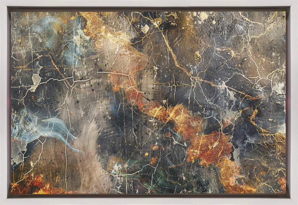 Wall Art Abstract Marble Illustration by Rafal Kulik-canvas-DECOROLALA
