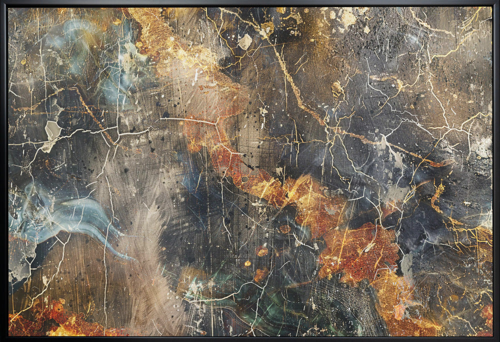 Wall Art Abstract Marble Illustration by Rafal Kulik-canvas-DECOROLALA