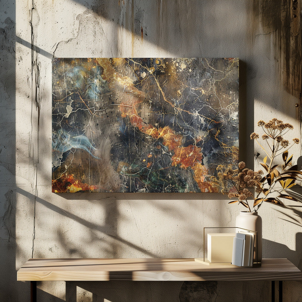 Wall Art Abstract Marble Illustration by Rafal Kulik-canvas-DECOROLALA