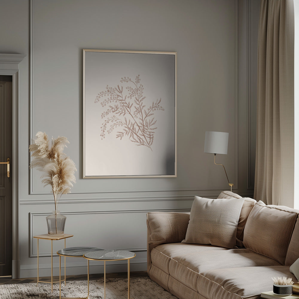 Wall Art Acacia Botanical Branch Canvas Print-Canvas Print-DECOROLALA