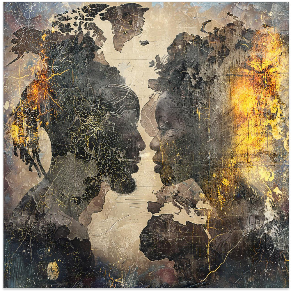 Wall Art African Art Illustration by Rafal Kulik-canvas-DECOROLALA