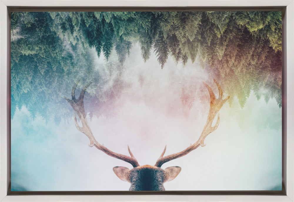 Wall Art Antler by Angyalosi Beta-canvas-DECOROLALA