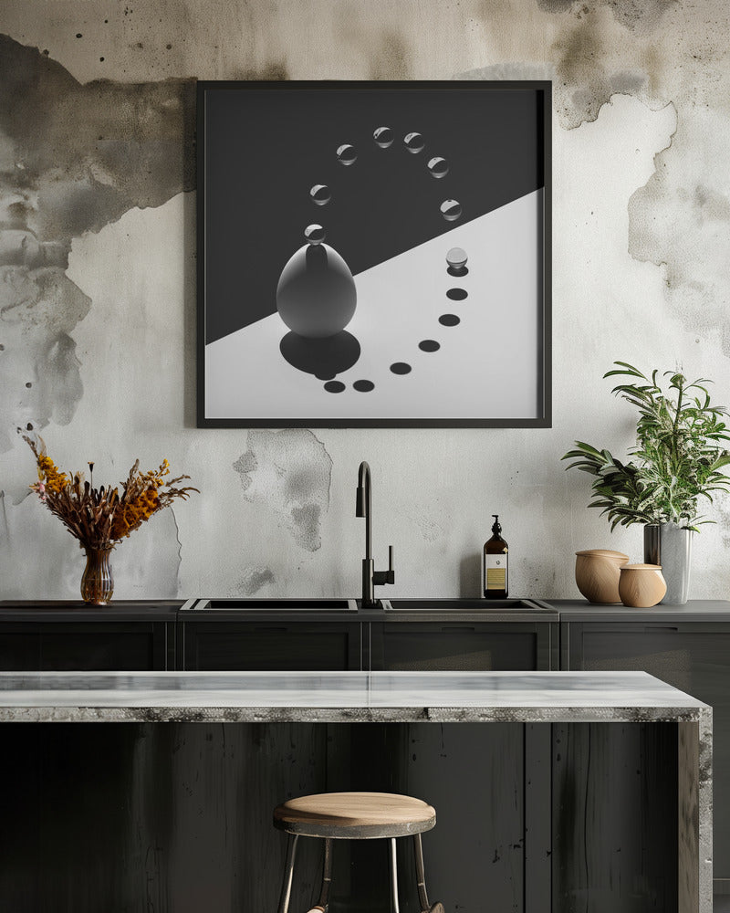Wall Art Arch Drops Egg Canvas Print-Canvas Print-DECOROLALA