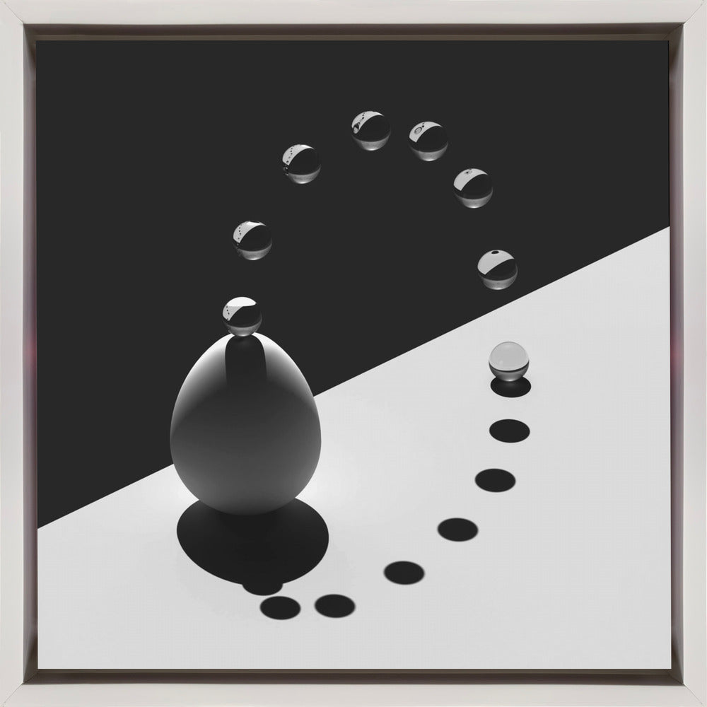 Wall Art Arch Drops Egg Canvas Print-Canvas Print-DECOROLALA