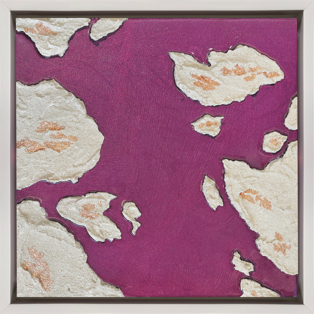 Wall Art Aubergine Islands by Alyson Storms-canvas-DECOROLALA