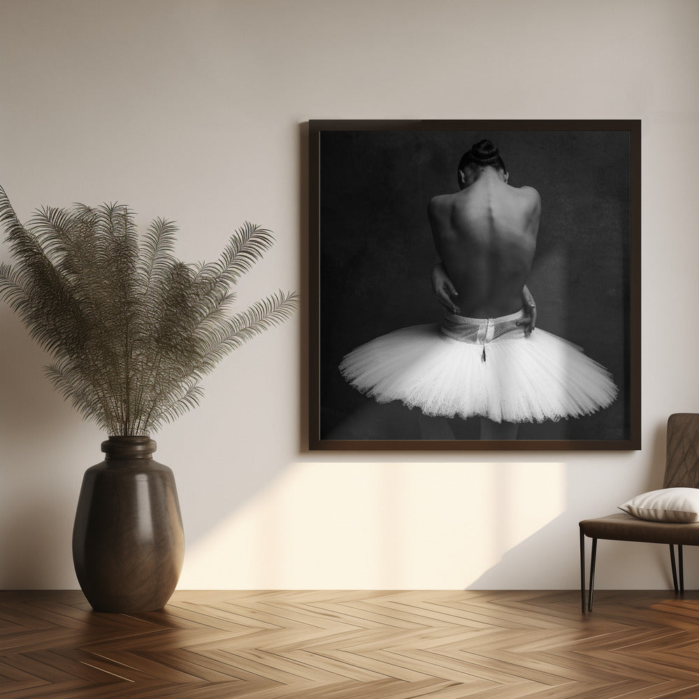 Wall Art Ballerina's Back 2 by Alexander Yakovlev-Canvas Print-DECOROLALA