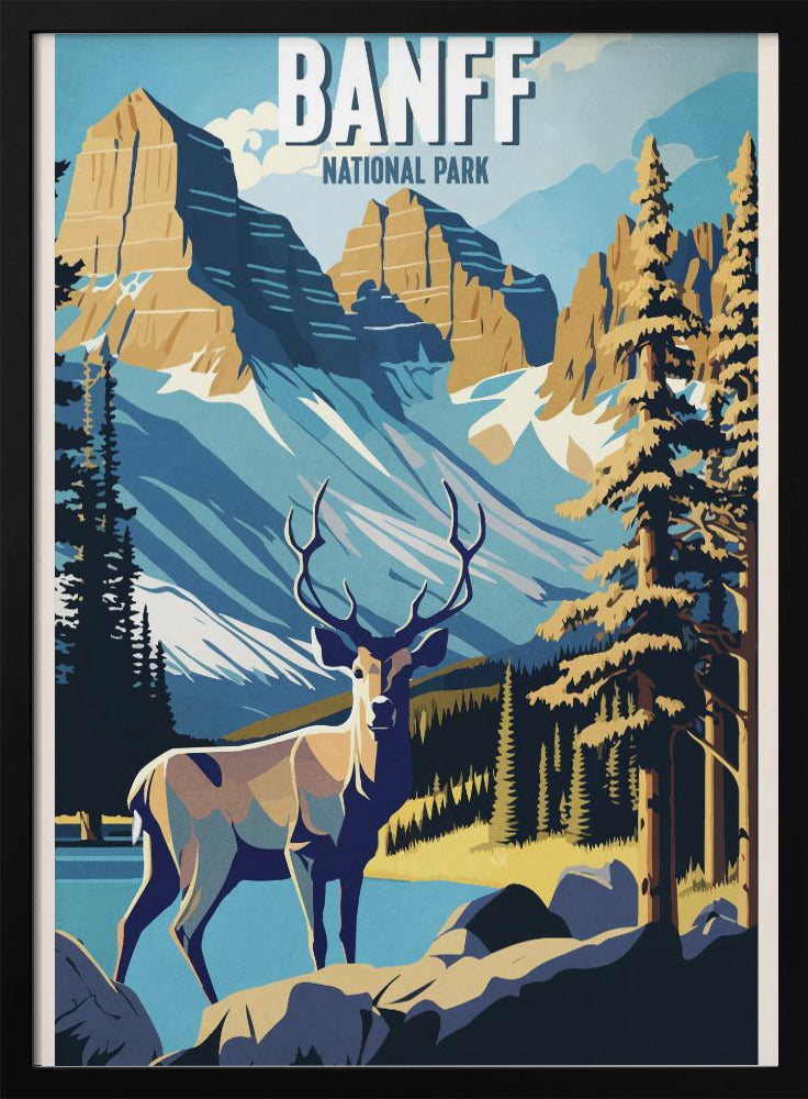 Wall Art Banff National Park by Thomas Chedeville-Canvas Print-DECOROLALA