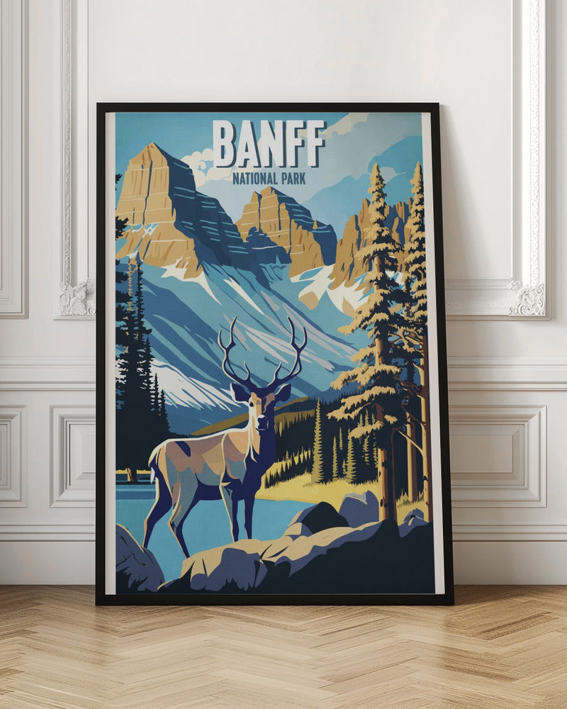 Wall Art Banff National Park by Thomas Chedeville-Canvas Print-DECOROLALA