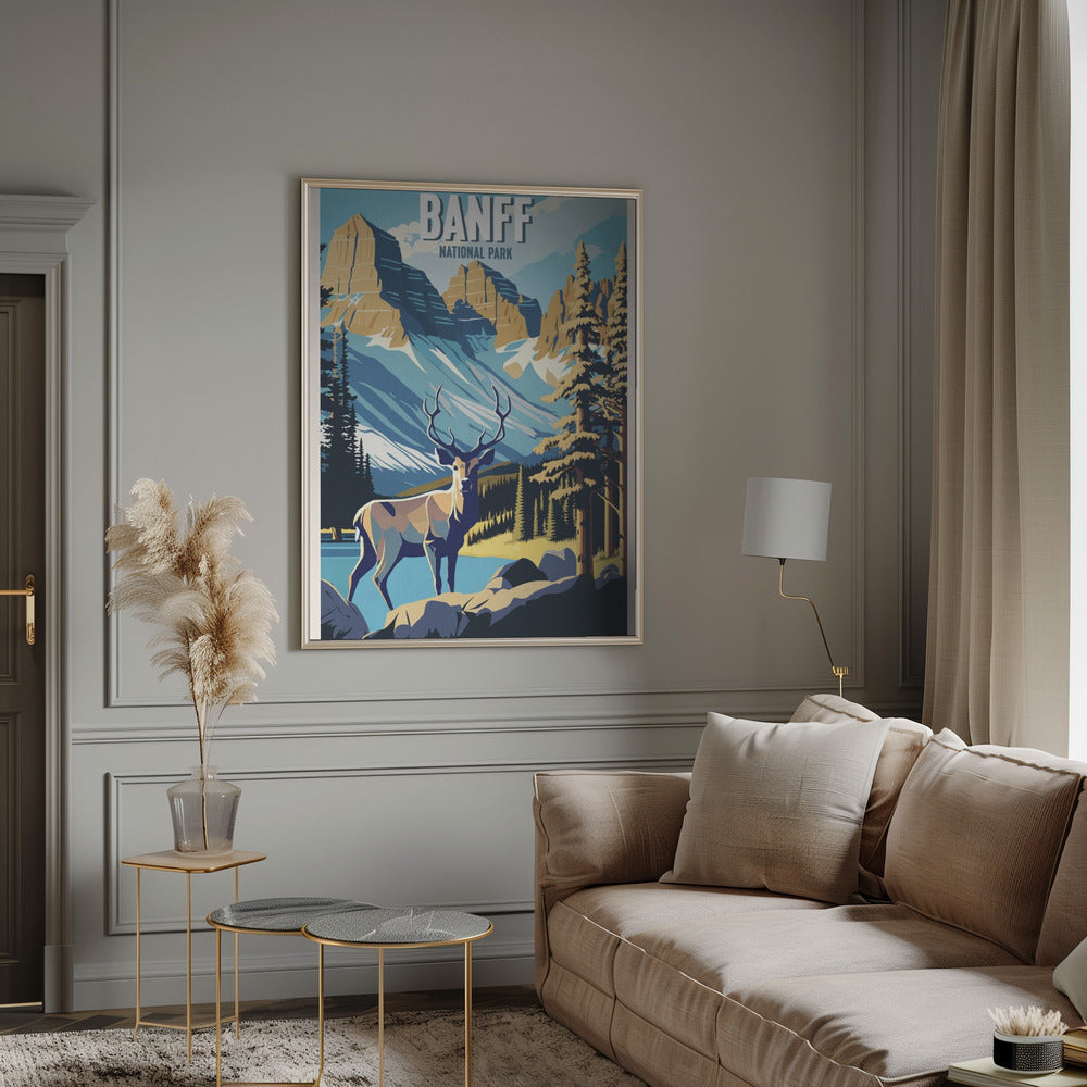 Wall Art Banff National Park by Thomas Chedeville-Canvas Print-DECOROLALA