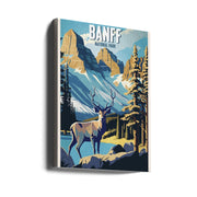Wall Art Banff National Park by Thomas Chedeville-Canvas Print-DECOROLALA