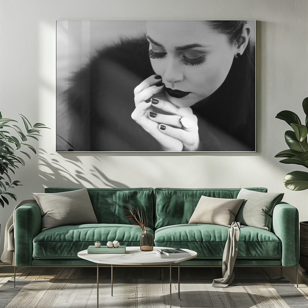 Wall Art Between Fingers Canvas Print-Canvas Print-DECOROLALA