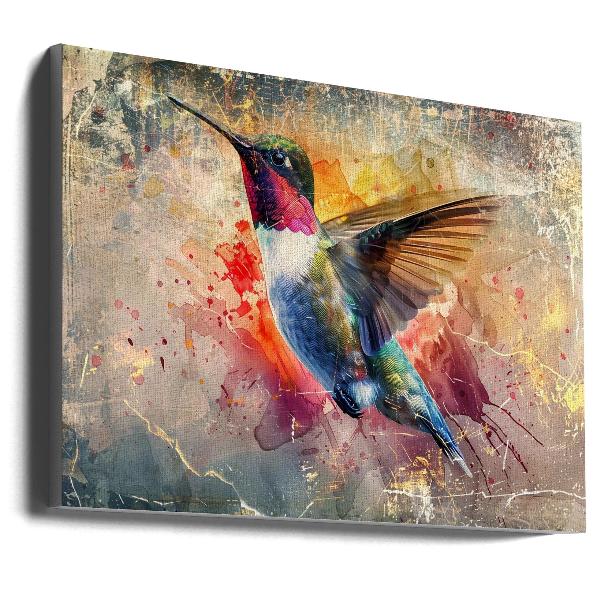 Wall Art Bird Vintage Illustration 12 by Rafal Kulik-Canvas Print-DECOROLALA