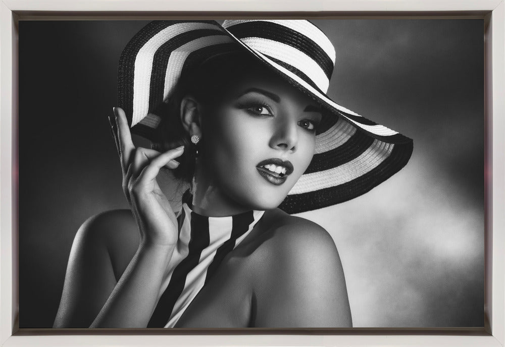 Wall Art Black and White by Peppe Tamb-Canvas Print-DECOROLALA