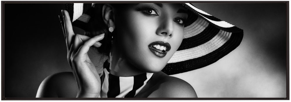 Wall Art Black and White by Peppe Tamb-Canvas Print-DECOROLALA