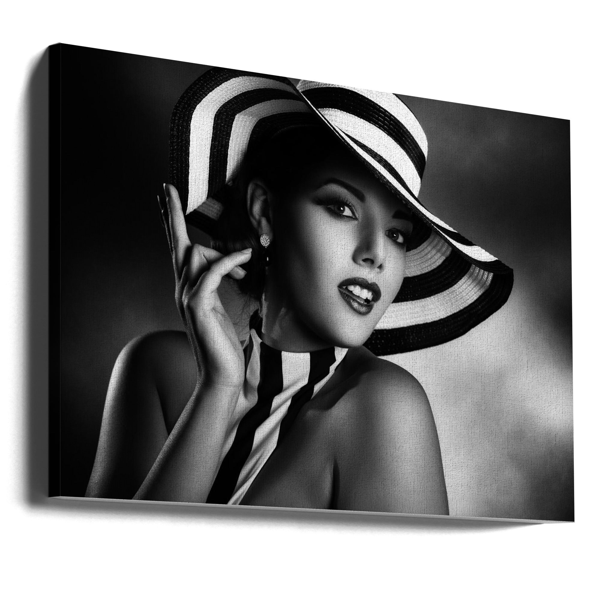 Wall Art Black and White by Peppe Tamb-Canvas Print-DECOROLALA