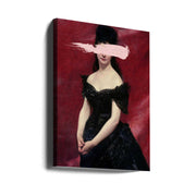 Wall Art Blackdress3 by Talitha McQueen-canvas prints-DECOROLALA
