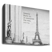 Wall Art Breathe Paris in by Melanie Viola-canvas-DECOROLALA