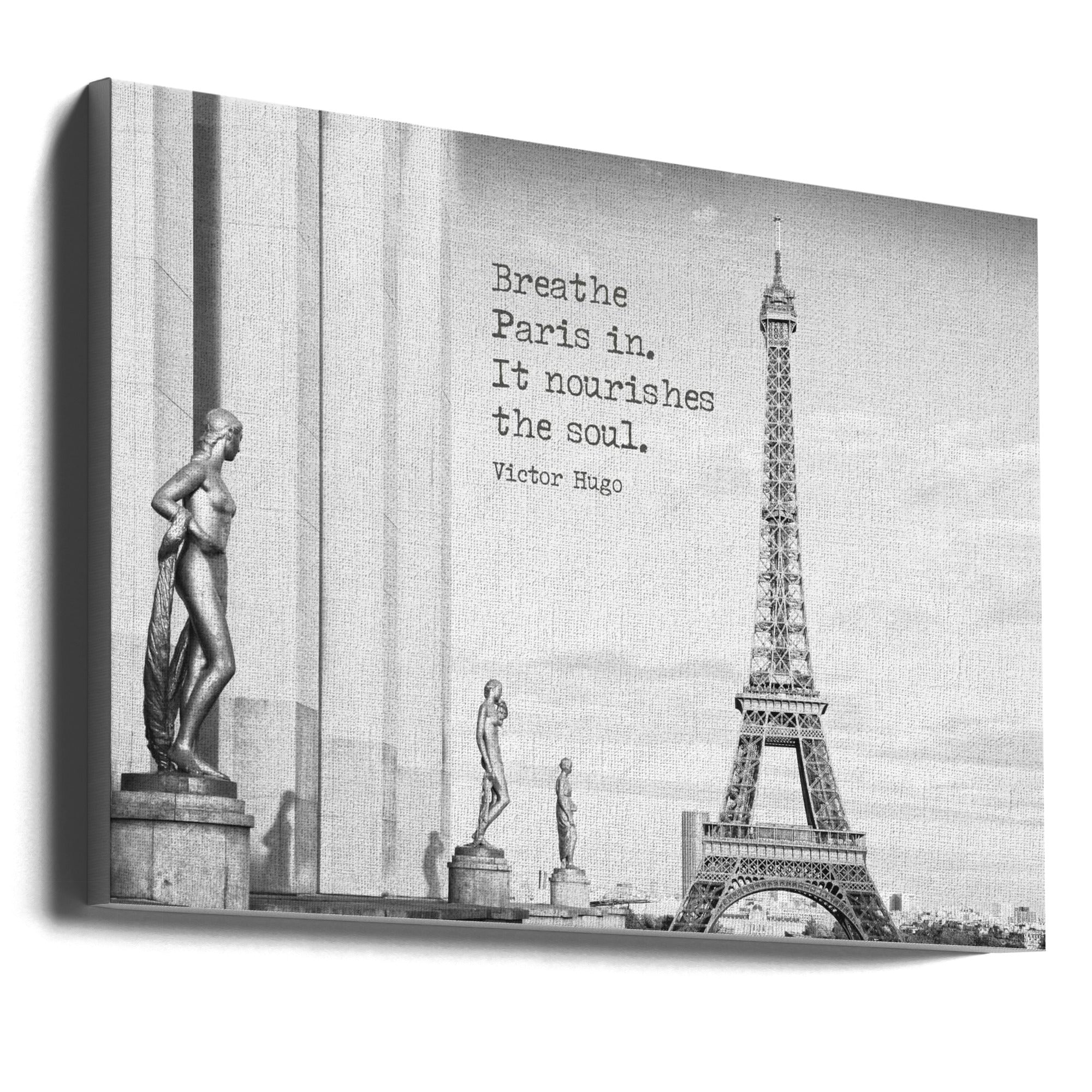 Wall Art Breathe Paris in by Melanie Viola-canvas-DECOROLALA