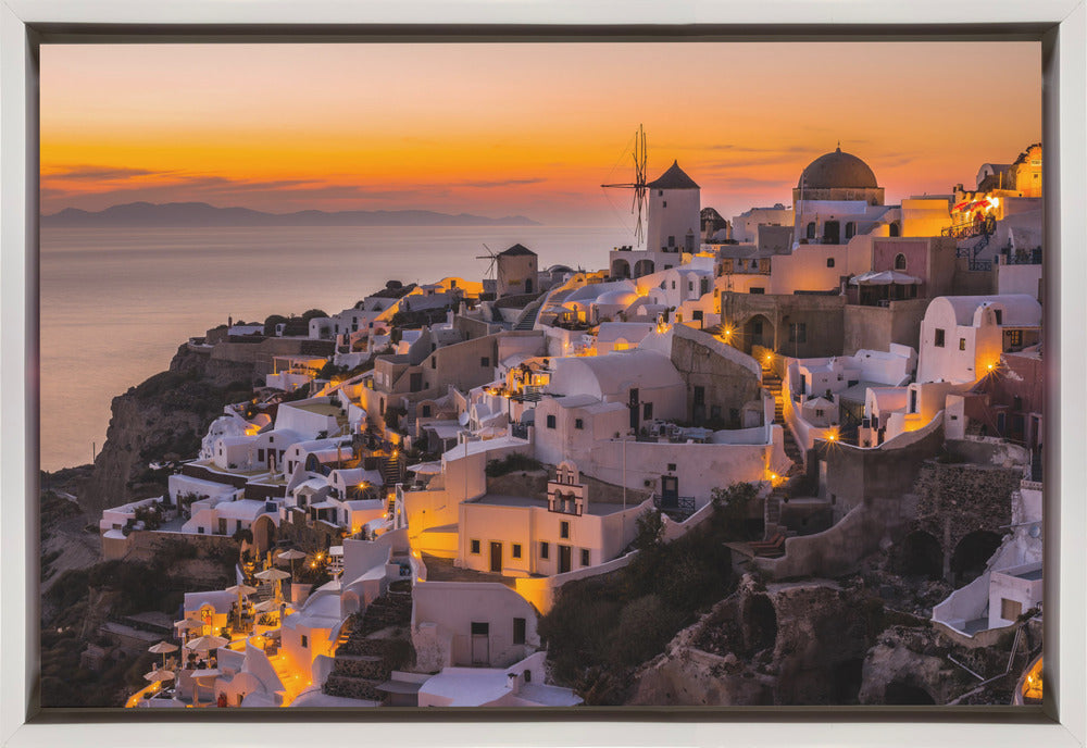 Wall Art Calispera Santorini-canvas-DECOROLALA
