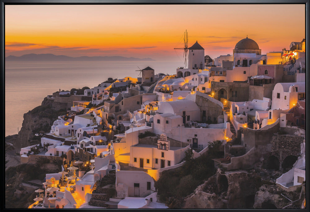 Wall Art Calispera Santorini-canvas-DECOROLALA