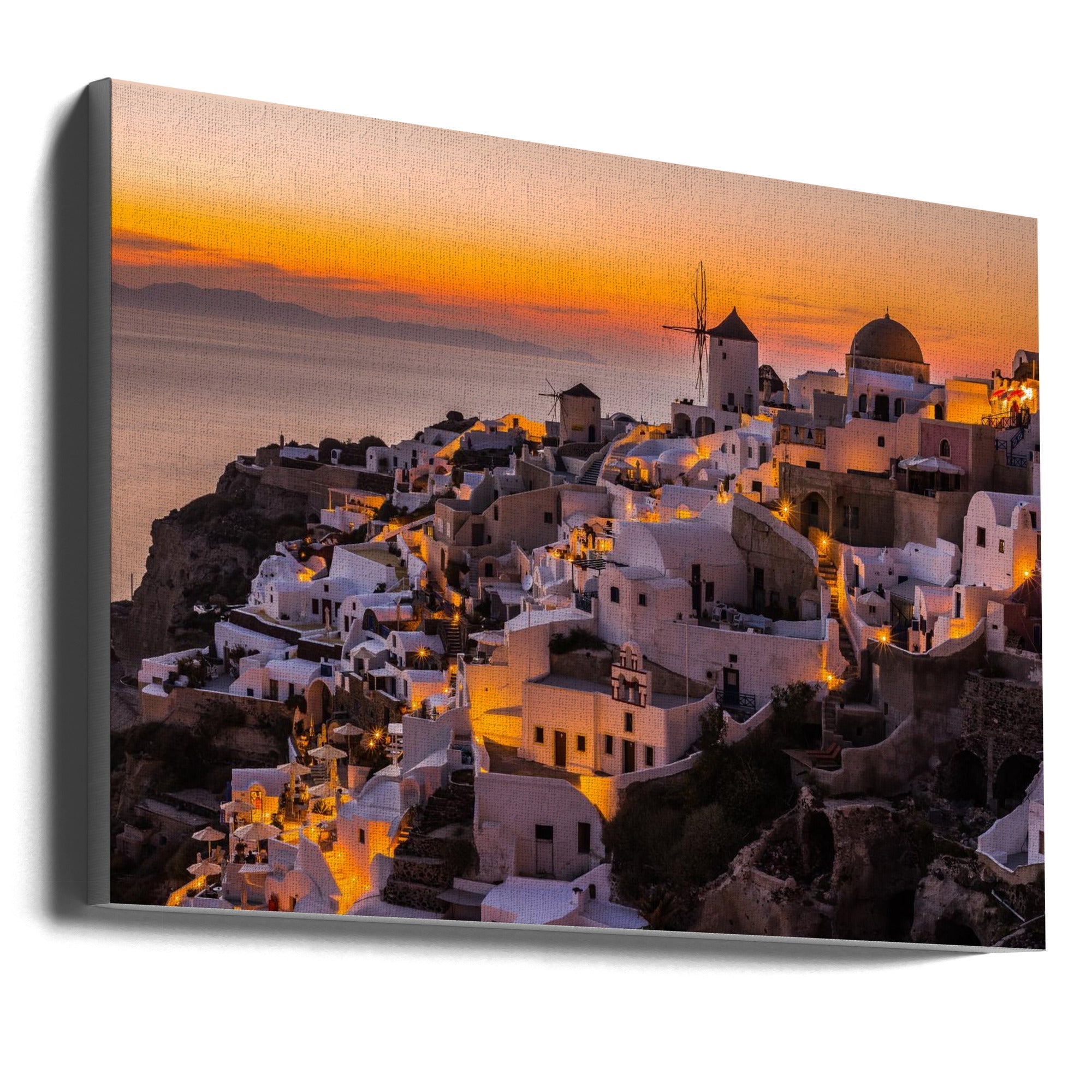 Wall Art Calispera Santorini-canvas-DECOROLALA