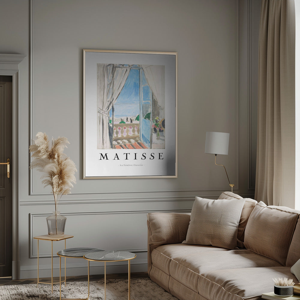 Wall Art Canvas "La Fentre Ouverte" by Matisse-canvas prints-DECOROLALA
