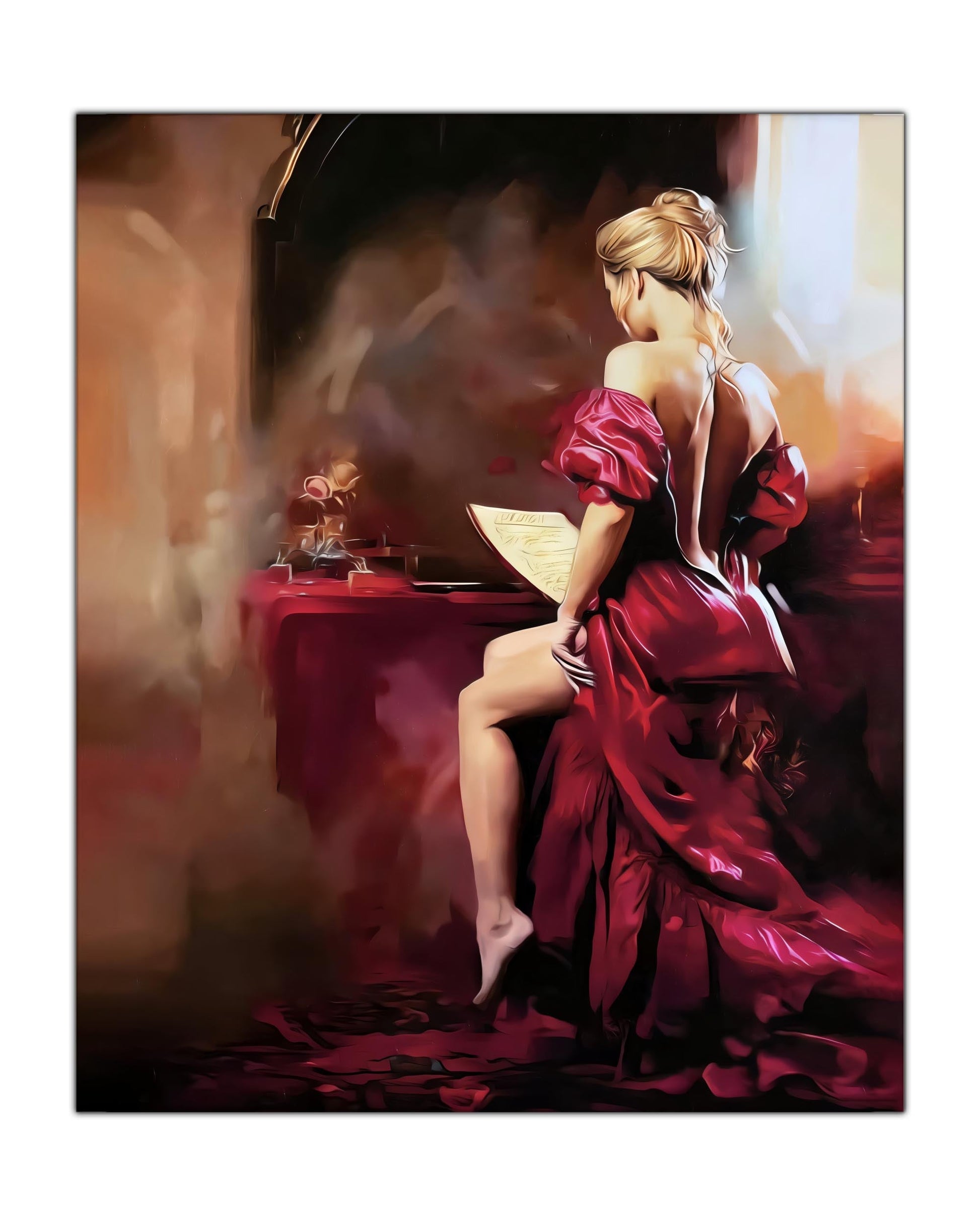 Wall Art Canvas - Preparing for Performance 36x48"-Wall Art-DECOROLALA