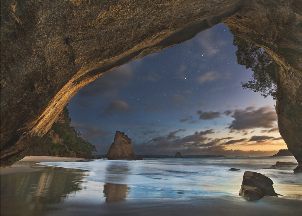 Wall Art Cathedral Cove Canvas Print-Canvas Print-DECOROLALA
