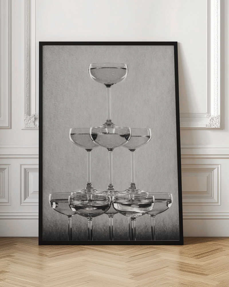 Wall Art Champagne Tower Canvas Print-canvas prints-DECOROLALA