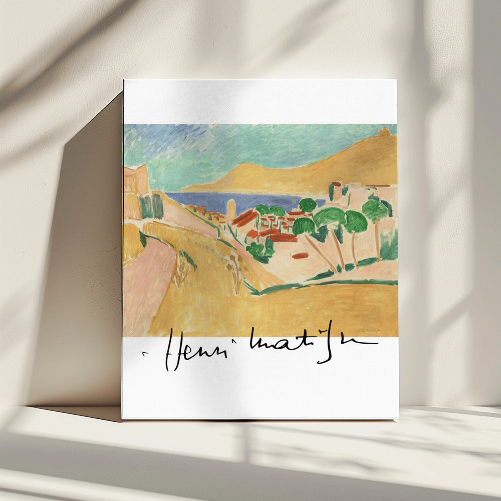 Wall Art Collioure En Aout by Henri Matisse-canvas prints-DECOROLALA