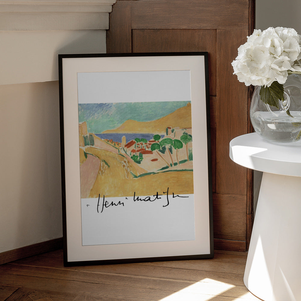 Wall Art Collioure En Aout by Henri Matisse-canvas prints-DECOROLALA