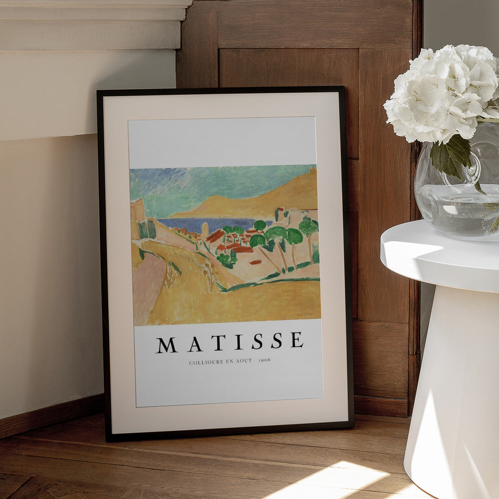 Wall Art Collioure En Aout by Henri Matisse-canvas prints-DECOROLALA