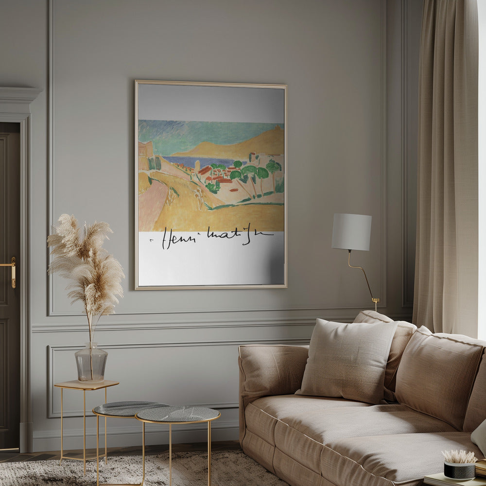 Wall Art Collioure En Aout by Henri Matisse-canvas prints-DECOROLALA