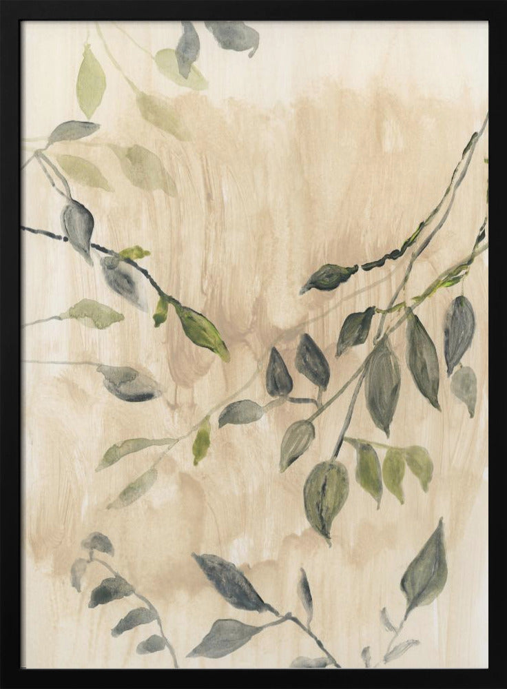 Wall Art Colour Washed Leaves No1 by Cartissi-Canvas Print-DECOROLALA