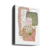 Wall Art Delicate Pink and Green-2 by Sally Ann Moss-canvas-DECOROLALA