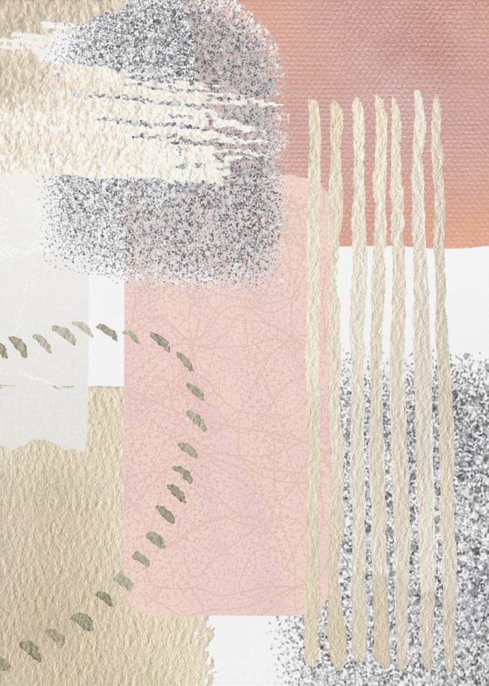 Wall Art Delicately Pink-1 by Sally Ann Moss-canvas-DECOROLALA