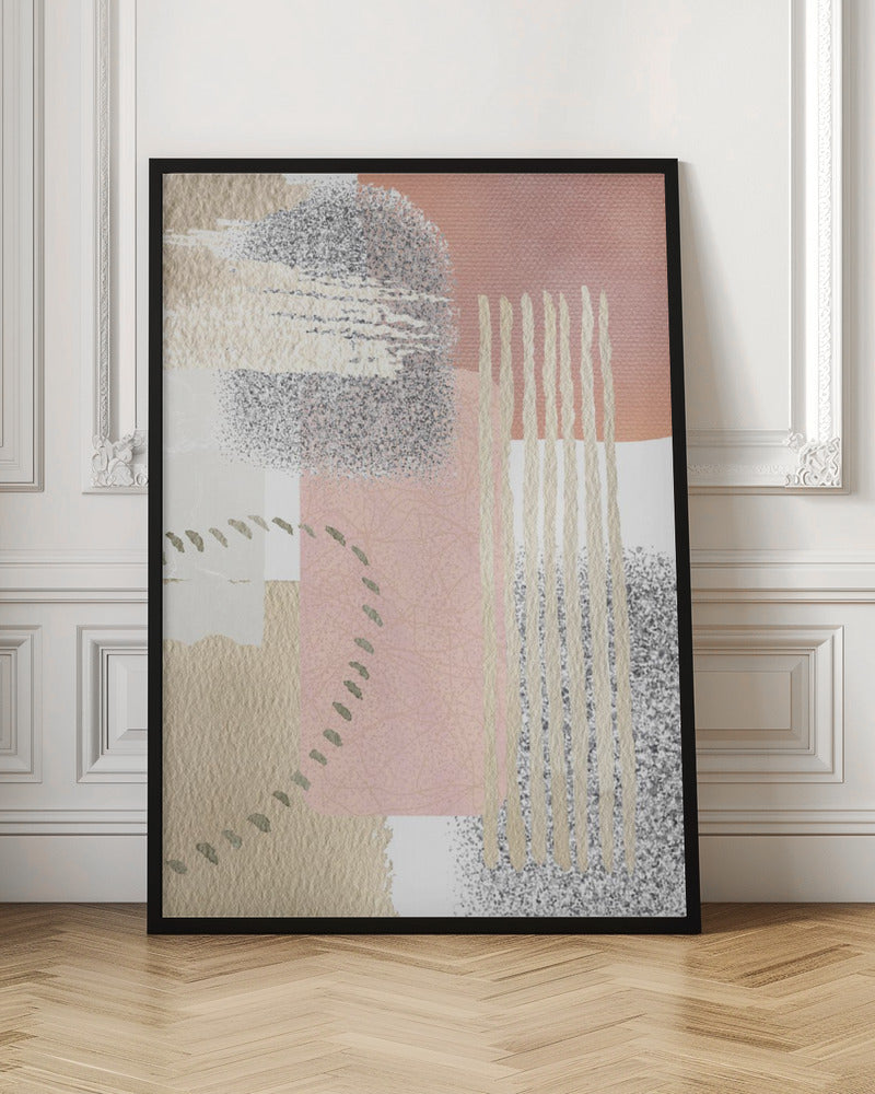 Wall Art Delicately Pink-1 by Sally Ann Moss-canvas-DECOROLALA