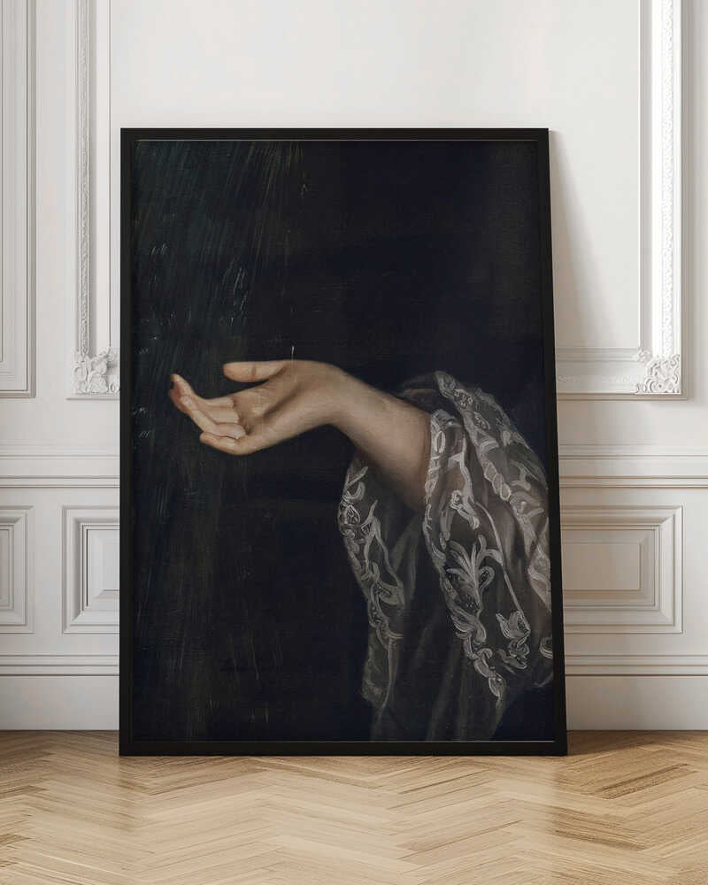 Wall Art Detail Of Woman Oil Painting Canvas-canvas prints-DECOROLALA