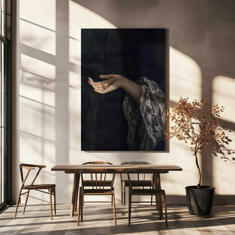 Wall Art Detail Of Woman Oil Painting Canvas-canvas prints-DECOROLALA