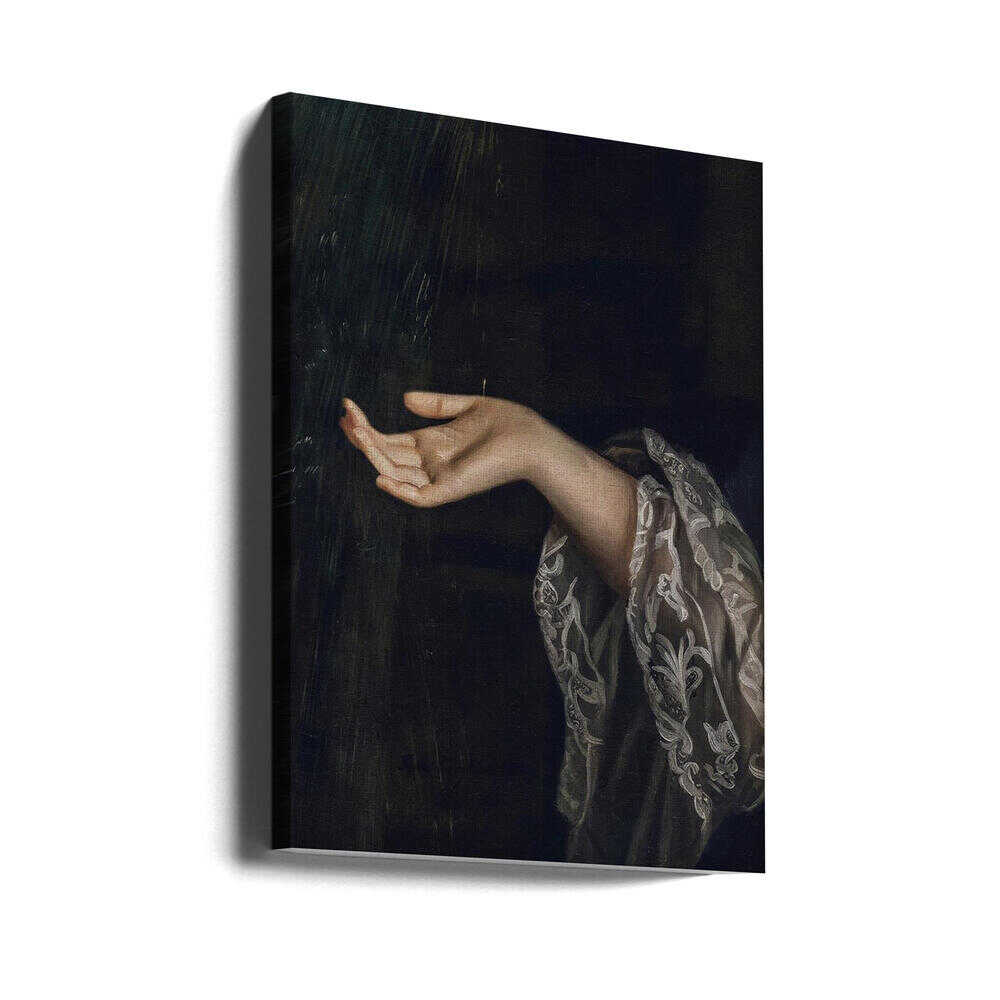 Wall Art Detail Of Woman Oil Painting Canvas-canvas prints-DECOROLALA