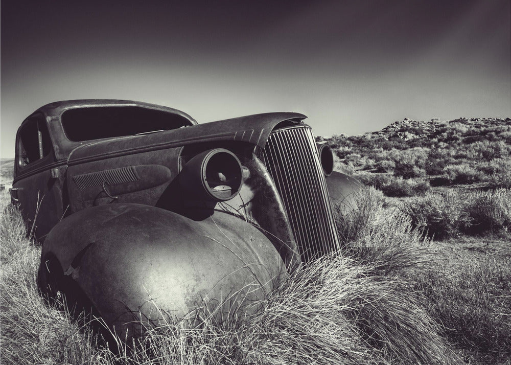Wall Art Disposed-Car by Mike Kreiten-Canvas Print-DECOROLALA